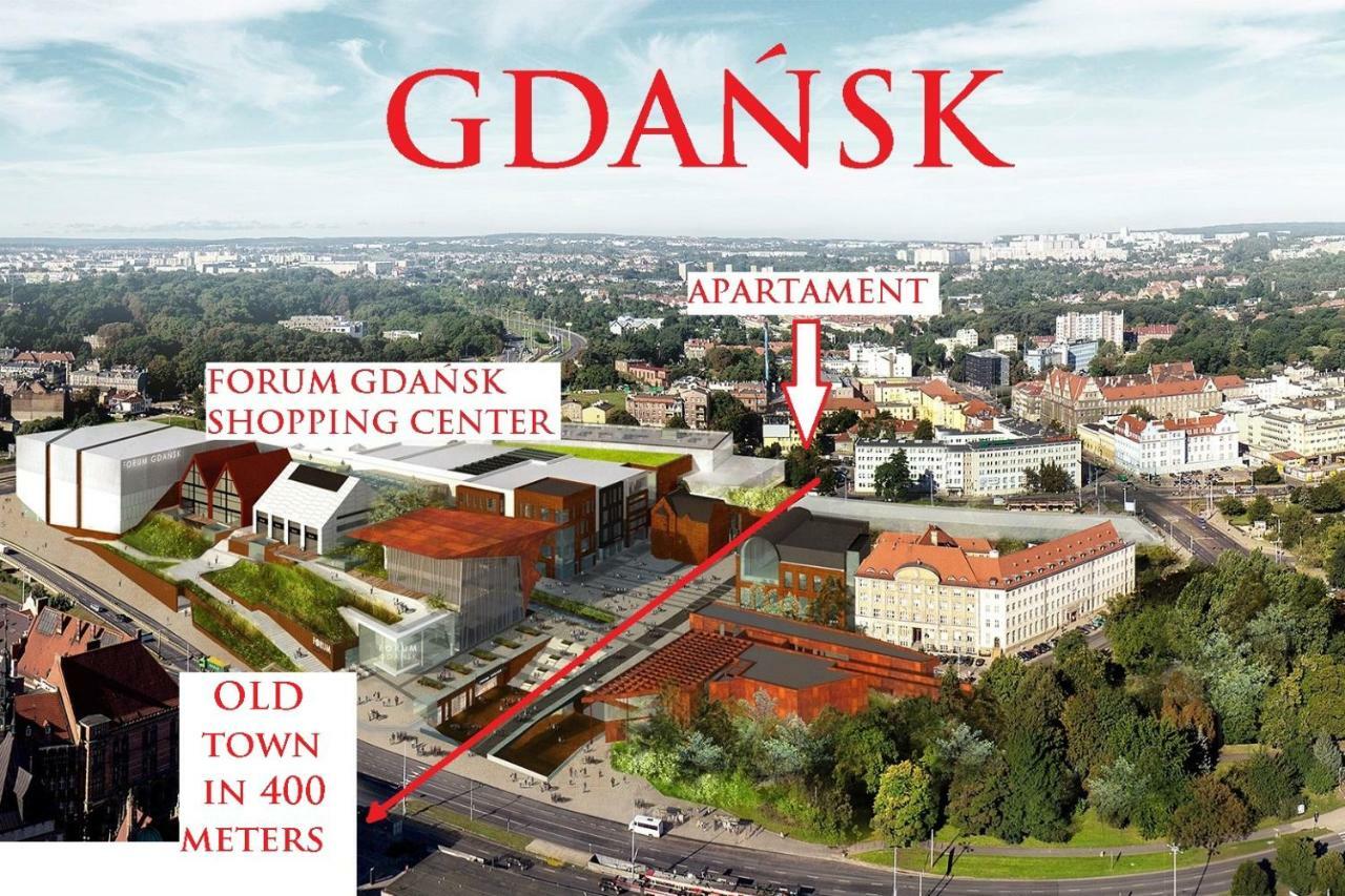 Berg Apartament Red Obok Starego Miasta Gdansk Exterior foto