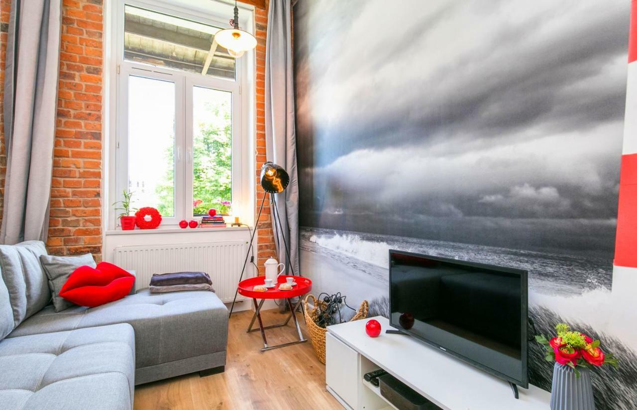 Berg Apartament Red Obok Starego Miasta Gdansk Exterior foto