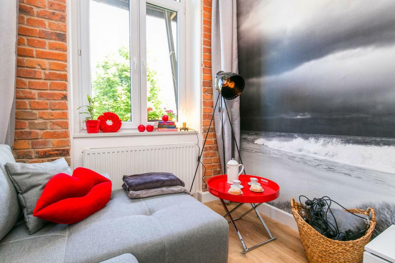 Berg Apartament Red Obok Starego Miasta Gdansk Exterior foto